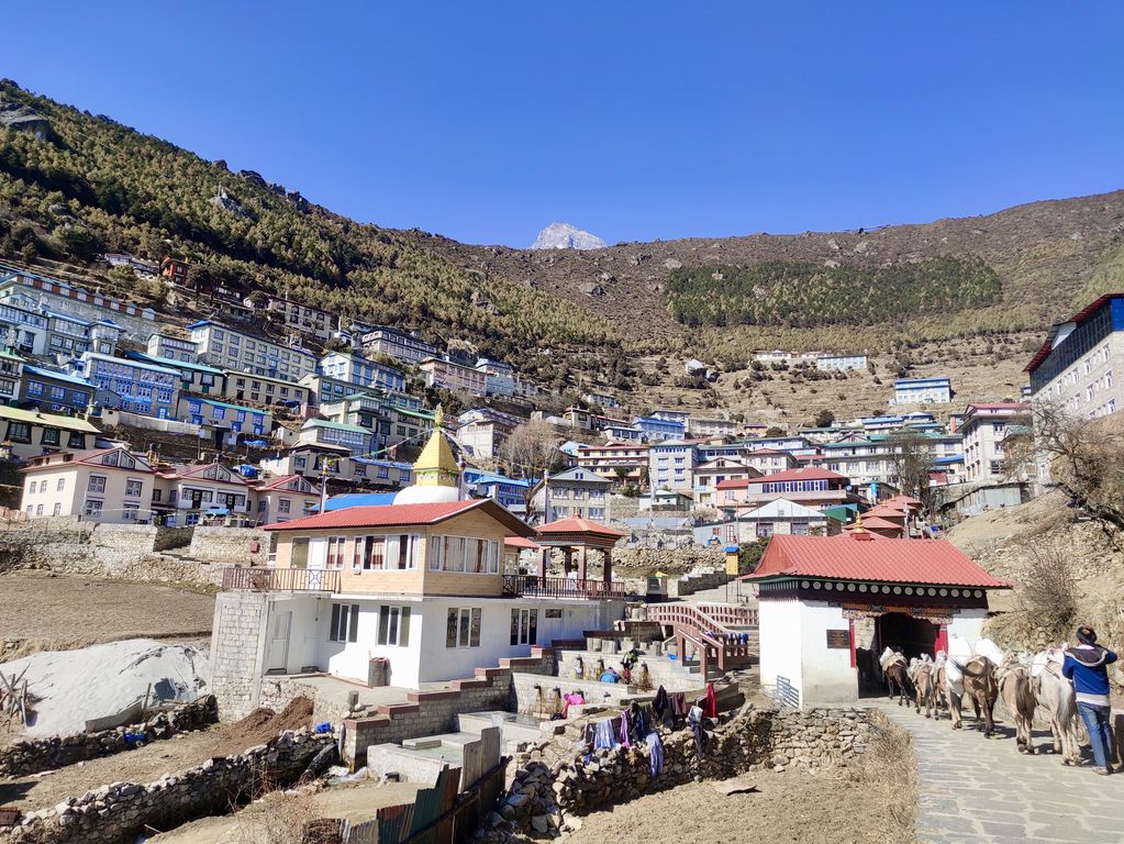 Namche Bazaar single reis Nepal